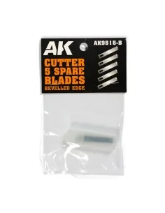 BEVELLED EDGE (5 SPARE BLADES) Replacement - AK Interactive AK9515-B