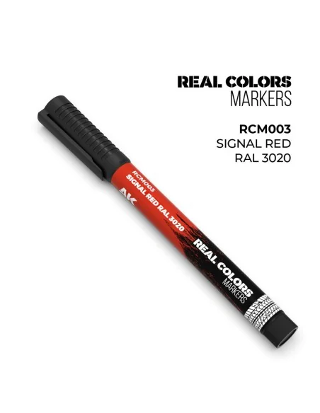 Real Colors Markers: SIGNAL RED RAL 3020 - AK Interactive RCM003