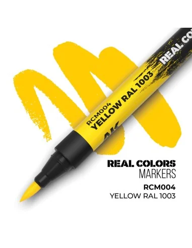Real Colors Markers: YELLOW RAL1003 - AK Interactive RCM004