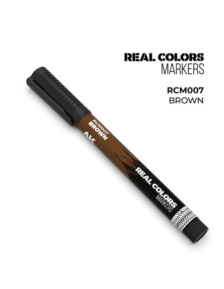 Real Colors Markers: BROWN - AK Interactive RCM007