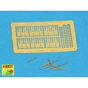 3, 7cm barrels for Flak 42, 1/350 - Aber Models RE-350 L56 3, 7cm barrels for Flak 42, 1/350 - Aber Models RE-350 L56