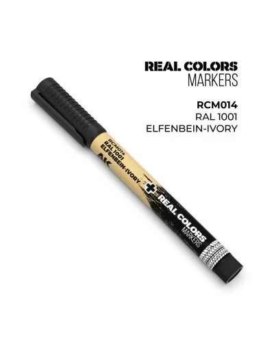 Real Colors Markers: RAL 1001 ELFENBEIN-IVORY - AK Interactive RCM014