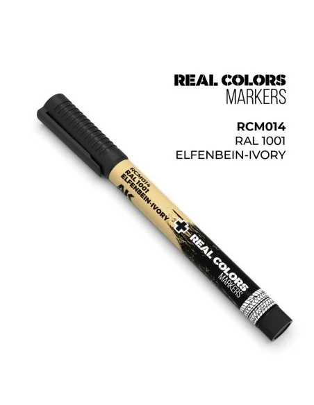 Real Colors Markers: RAL 1001 ELFENBEIN-IVORY - AK Interactive RCM014