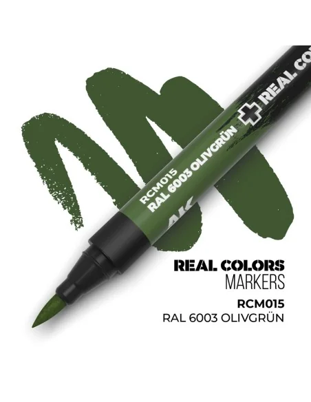 Real Colors Markers: RAL 6003 OLIVGRÜN - AK Interactive RCM015