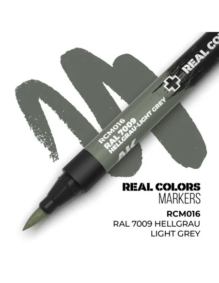 [NO_DESC] Real Colors Markers: RAL 7009 HELLGRAU-LIGHT GREY - AK In...