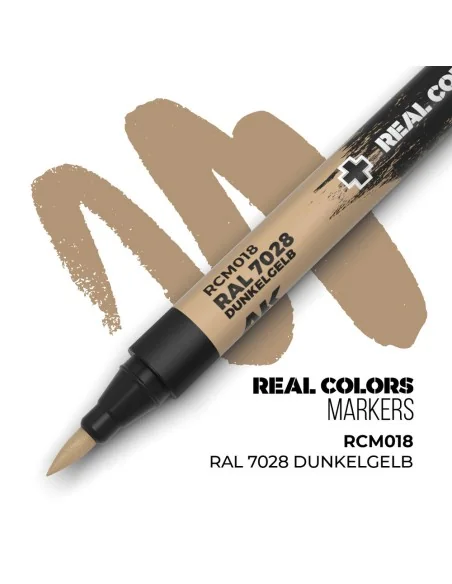 Real Colors Markers: RAL 7028 DUNKELGELB - AK Interactive RCM018