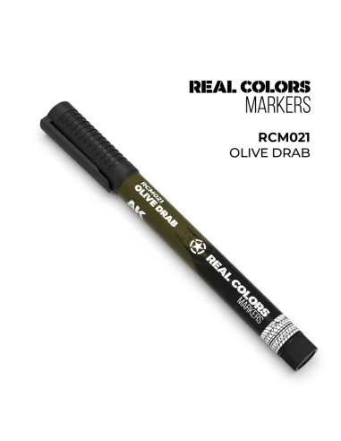 Real Colors Markers: OLIVE DRAB - AK Interactive RCM021