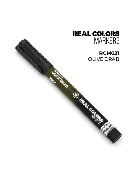 Real Colors Markers: OLIVE DRAB - AK Interactive RCM021