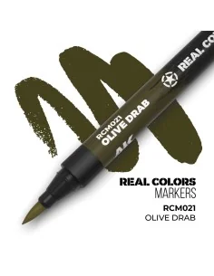 [NO_DESC] Real Colors Markers: OLIVE DRAB - AK Interactive RCM021 2