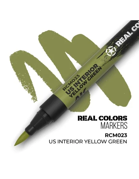 Real Colors Markers: US INTERIOR YELLOW GREEN - AK Interactive RCM023