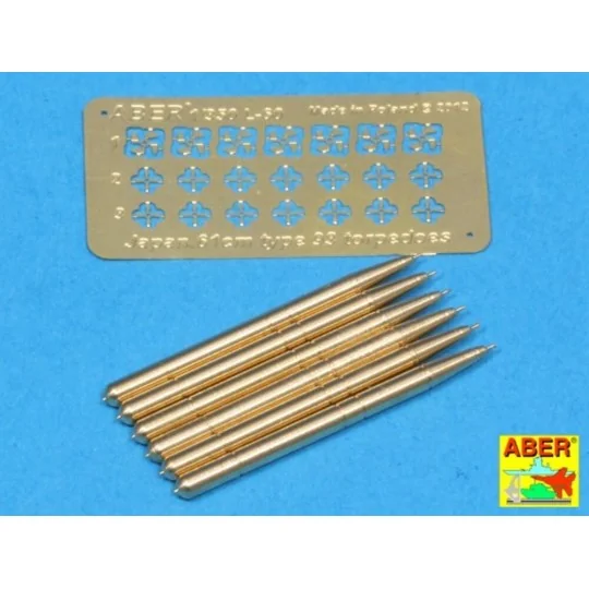 Japan torpedoes Type 93, 1/350 - Aber Models RE-350 L60 Japan torpedoes Type 93, 1/350 - Aber Models RE-350 L60