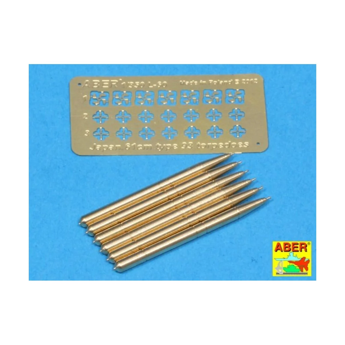 Japan torpedoes Type 93, 1/350 - Aber Models RE-350 L60 Japan torpedoes Type 93, 1/350 - Aber Models RE-350 L60