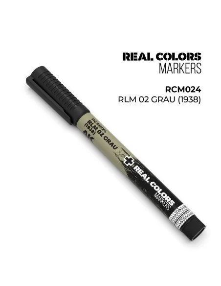 Real Colors Markers: RLM 02 GRAU (1938) - AK Interactive RCM024