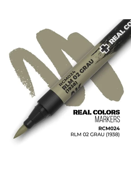 Real Colors Markers: RLM 02 GRAU (1938) - AK Interactive RCM024