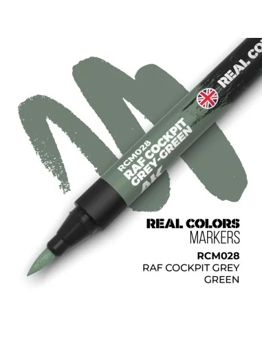 Real Colors Markers: RAF COCKPIT GREY-GREEN - AK Interactive RCM028