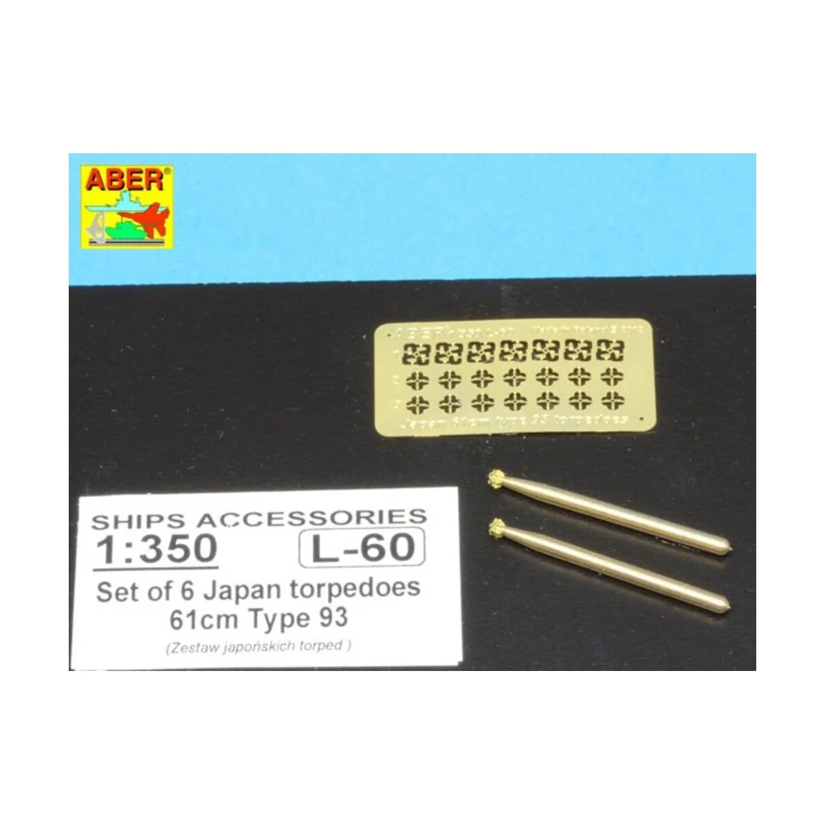 Japan torpedoes Type 93, 1/350 - Aber Models RE-350 L60 Japan torpedoes Type 93, 1/350 - Aber Models RE-350 L60