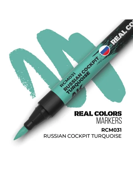 Real Colors Markers: RUSSIAN COCKPIT TORQUOISE - AK Interactive RCM031