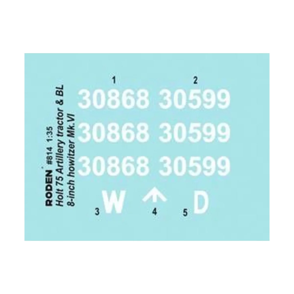 Holt 75 Artillery Tractor w/BL 8-inch Howitzer - Roden 814