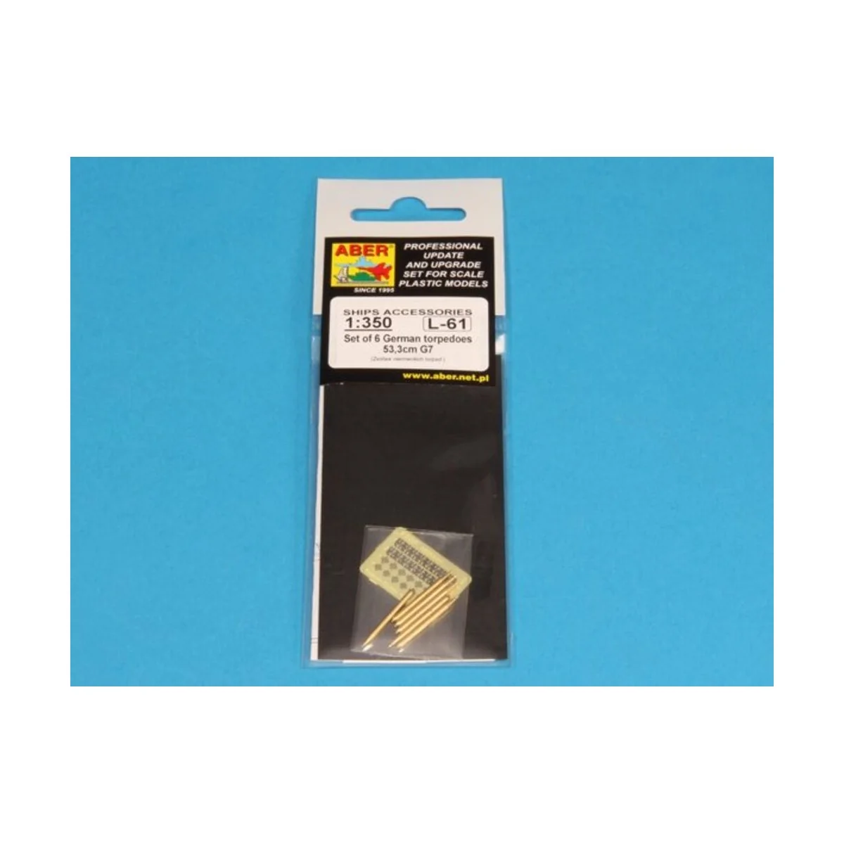 German torpedoes, 1/350 - Aber Models RE-350 L61