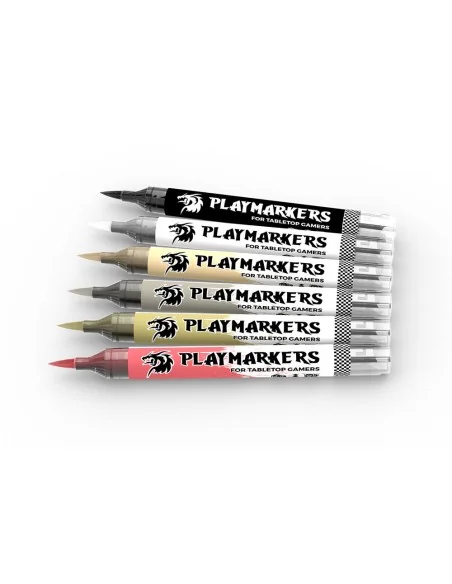 PLAYMARKERS SET - SKELETONS & ZOMBIES (6 ref.) - AK Interactive AKM102