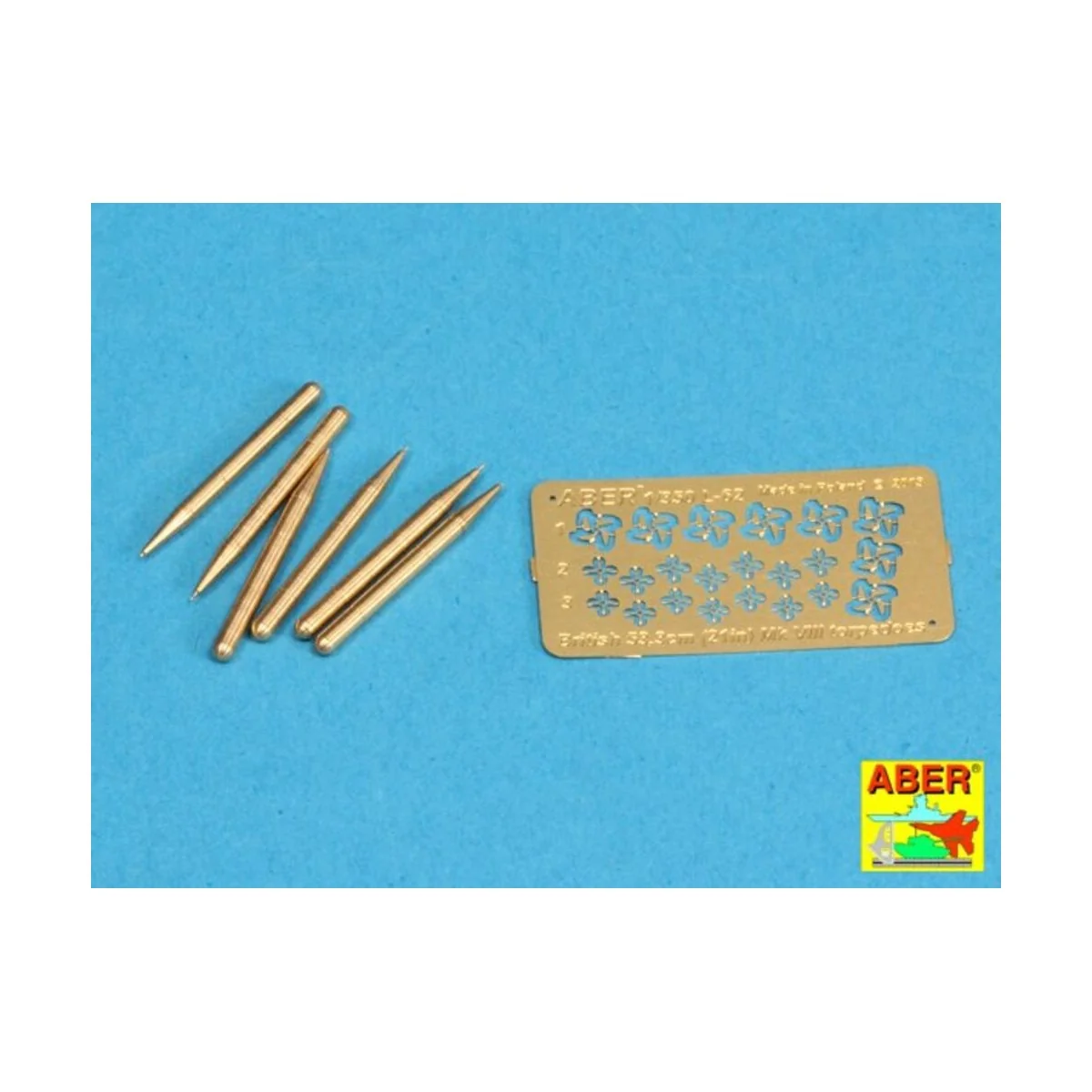 British torpedoes MK.VIII, 1/350 - Aber Models RE-350 L62