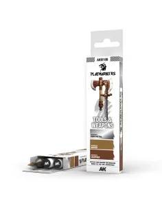 PLAYMARKERS SET - TOOLS & WEAPONS (3 ref.) - AK Interactive AKM108