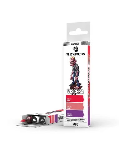 PLAYMARKERS SET - VISCERA (3 ref.) - AK Interactive AKM109