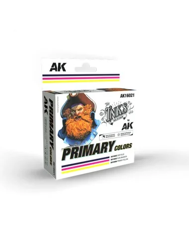 PRIMARY COLORS SET - AK Interactive AK16021