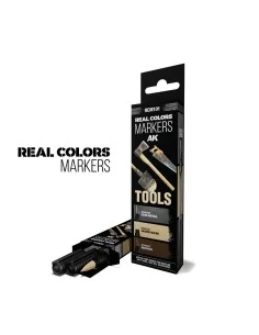 TOOLS - SET 3 REAL COLORS MARKERS - AK Interactive RCM101