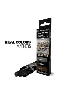 WEAPONS - SET 3 REAL COLORS MARKERS - AK Interactive RCM103