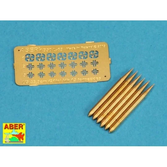 US torpedoes MK.15, 1/350 - Aber Models RE-350 L63