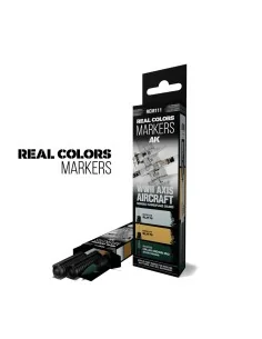 WWII AXIS AIRCRAFT SQUIGGLE CAMOUFLAGE COLORS - SET 3 REAL COLORS M...
