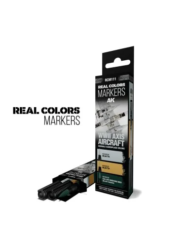 WWII AXIS AIRCRAFT SQUIGGLE CAMOUFLAGE COLORS - SET 3 REAL COLORS M...