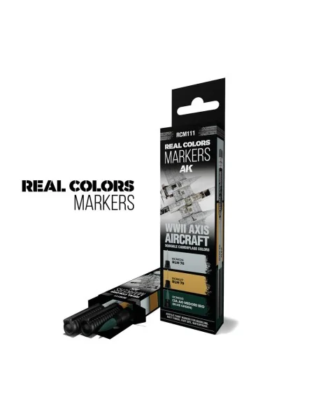 WWII AXIS AIRCRAFT SQUIGGLE CAMOUFLAGE COLORS - SET 3 REAL COLORS M...