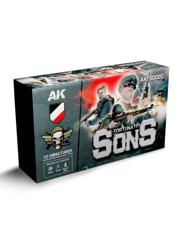 FORTUNATE SONS Panzergrenadier Division (10 Miniatures) - AK Intera...