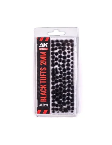 [NO_DESC] BLACK - FANTASY TUFTS 2MM - AK Interactive AK8271