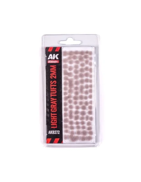 LIGHT GRAY - FANTASY TUFTS 2MM - AK Interactive AK8272