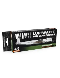 WWII Luftwaffe Mid-War Colors SET - AK Interactive RCS102