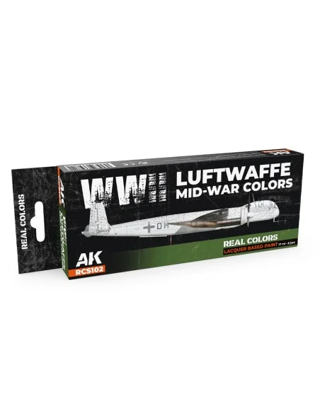 WWII Luftwaffe Mid-War Colors SET - AK Interactive RCS102