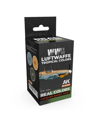 WWII Luftwaffe Tropical Colors SET - AK Interactive RCS104