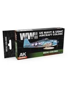 WWII US Navy & USMC Aircraft Colors SET - AK Interactive RCS111