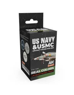 [NO_DESC] US Navy & USMC Aircraft Colors 1945-1980 SET - AK Interac...