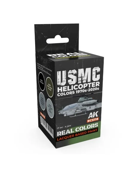 USMC Helicopter Colors 1970s-2020s SET - AK Interactive RCS118