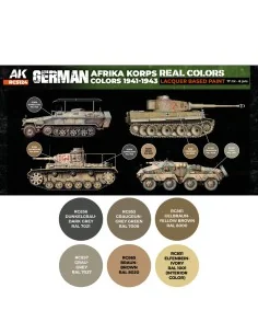 German Afrika Korps Colors 1941-1943 SET - AK Interactive RCS124