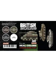 British Army AFV Colors. North-West Europe 1944-1945 SET - AK Inter...