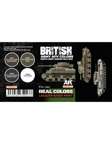 [NO_DESC] British Army AFV Colors. North-West Europe 1944-1945 SET ...