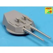 Barrels for Dreadnought, 1/350 - Aber Models RE-350 L65