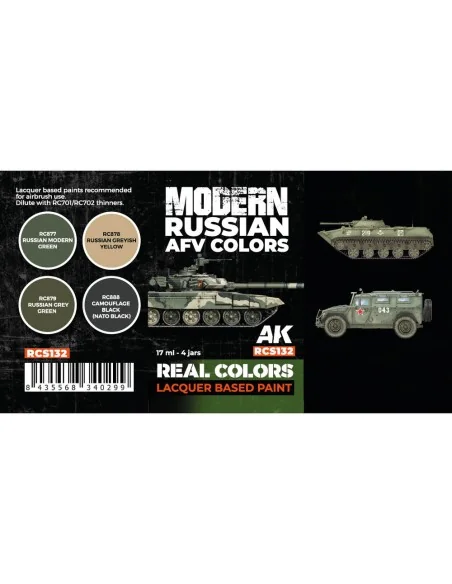 Modern Russian AFV Colors SET - AK Interactive RCS132