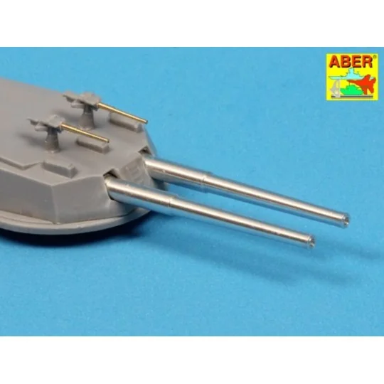 Barrels for Dreadnought, 1/350 - Aber Models RE-350 L65