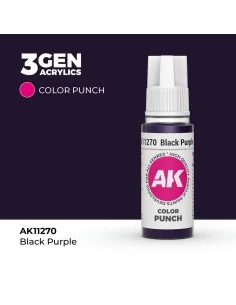 Black Puprple COLOR PUNCH 17 ml - AK Interactive AK11270